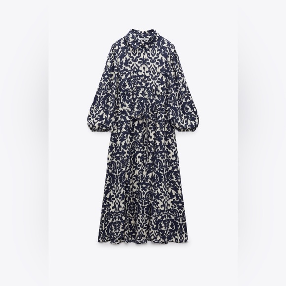 Printed Midi Dress - Picture 7 of 7